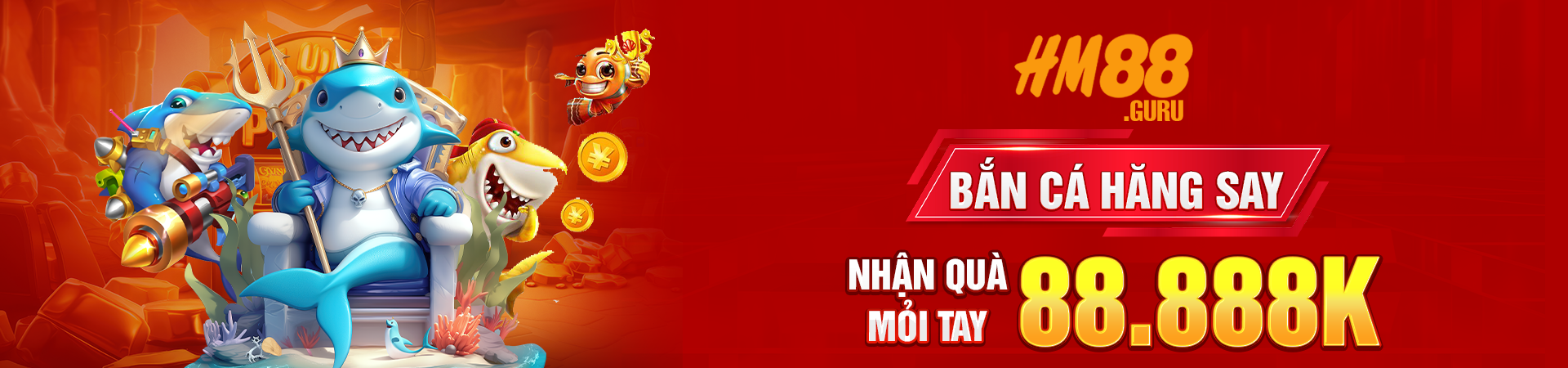 Bắn cá hăng say nhận ngay 88.888k